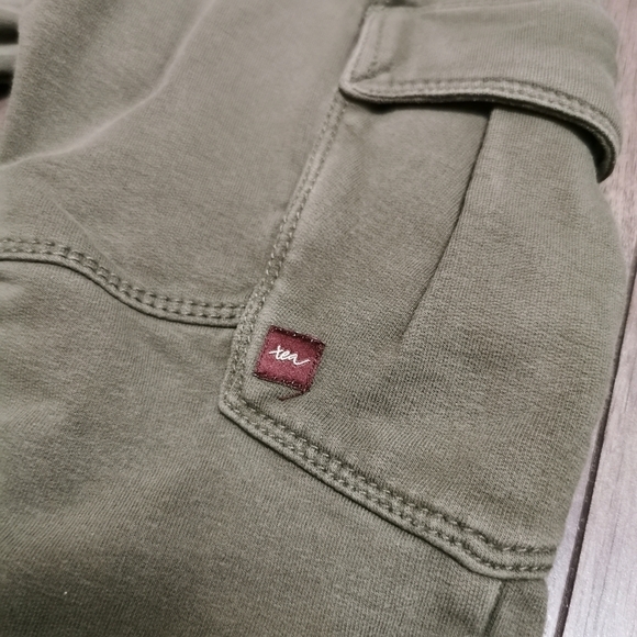 Tea Collection khaki fitted cargo pants - Picture 4 of 9